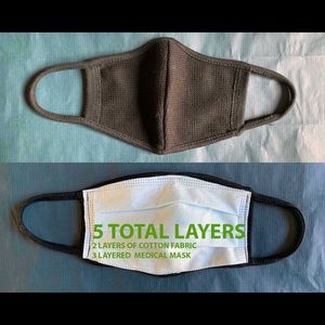 Face Mask With 5 Layers
